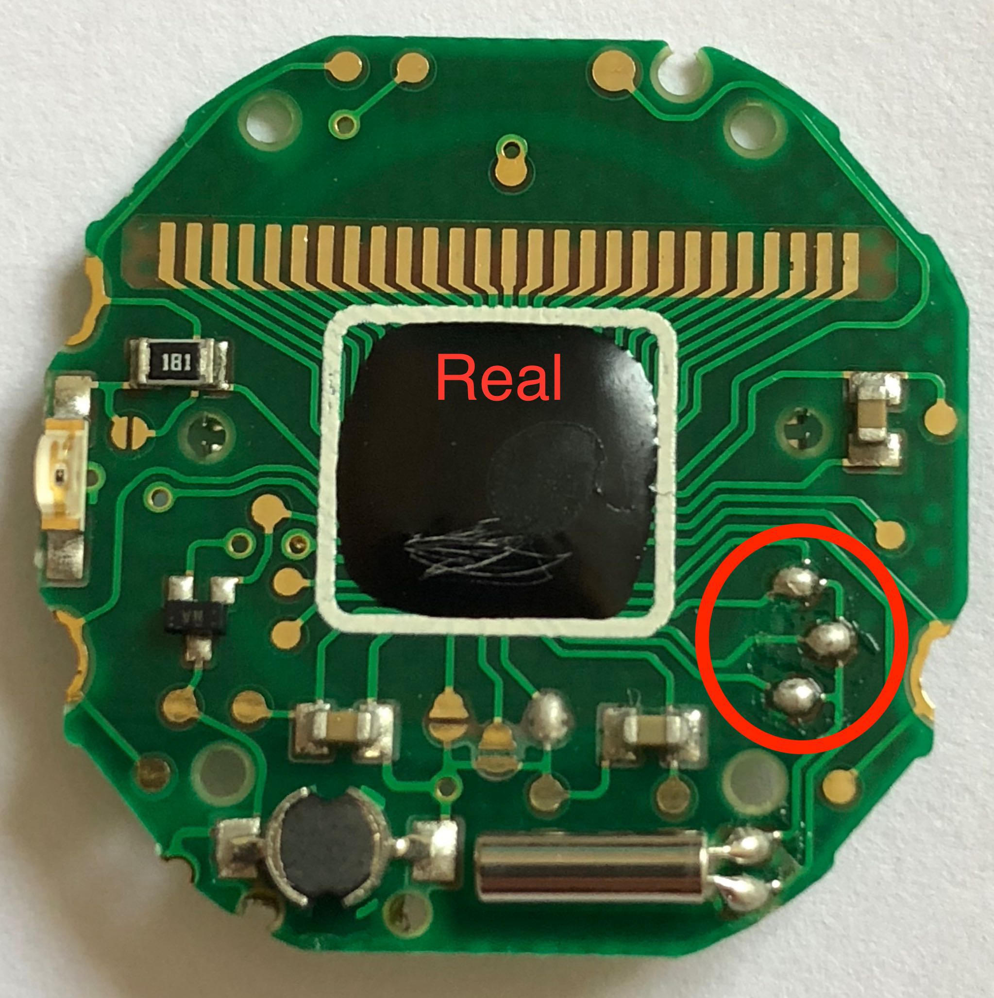 Genuine Casio F91-W circuit board