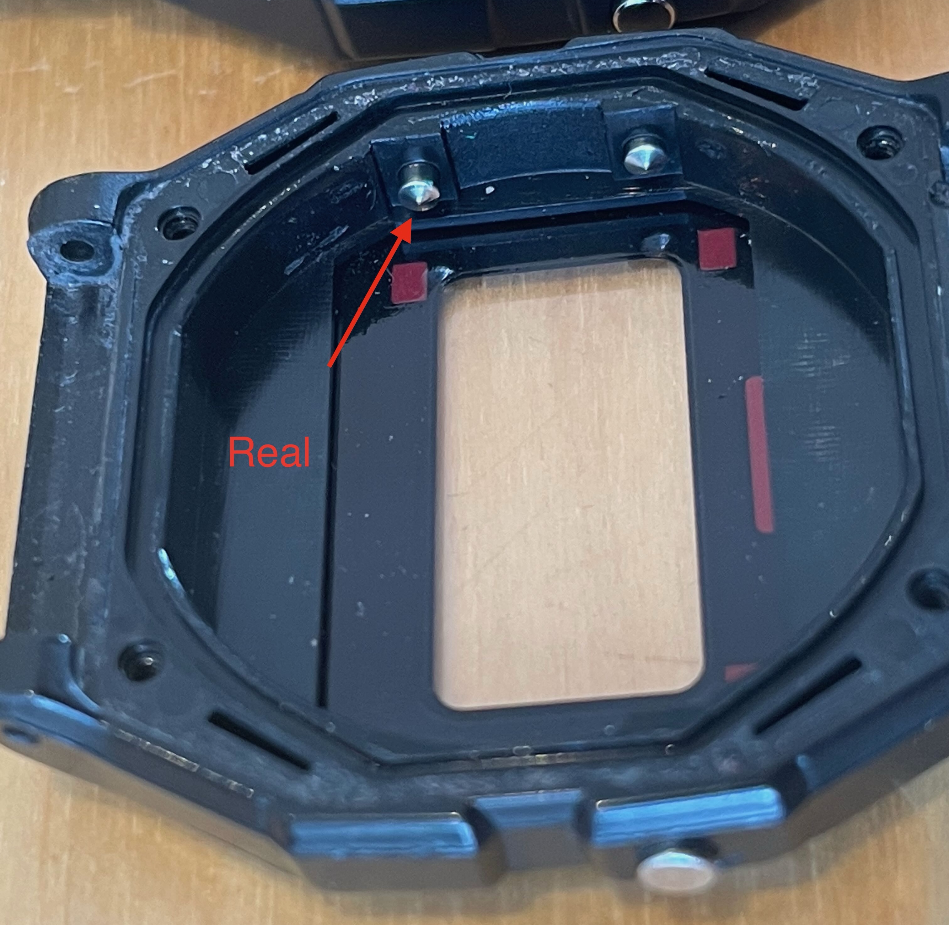 Genuine F91-W buttons