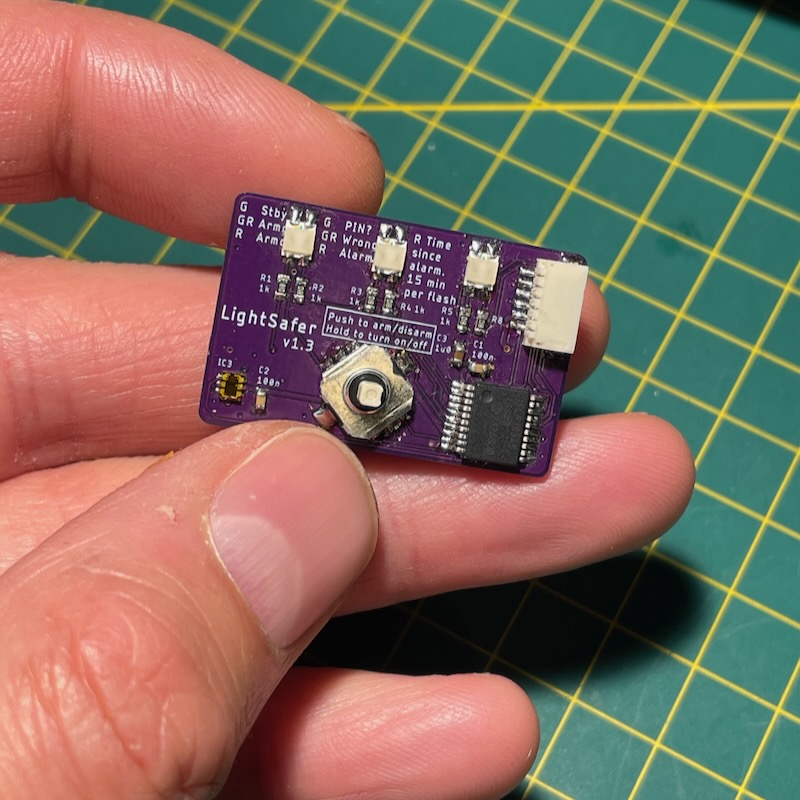 LightSafer in a hand